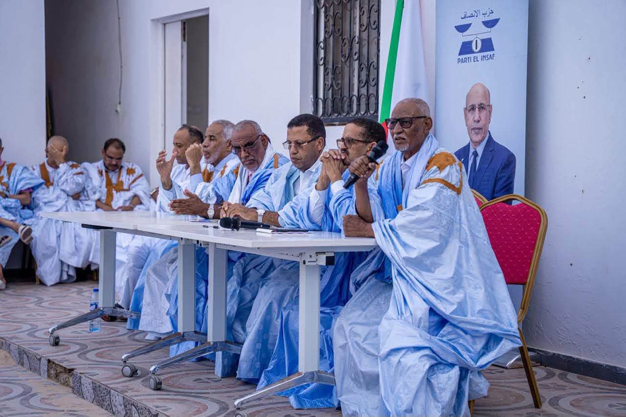 نواكشوط_ منسق العمل الحزبي بولاية لبراكنة يبحث مع منتخبي وأطر مقطع لحجار مستجدات الخطاب السياسي للحزب